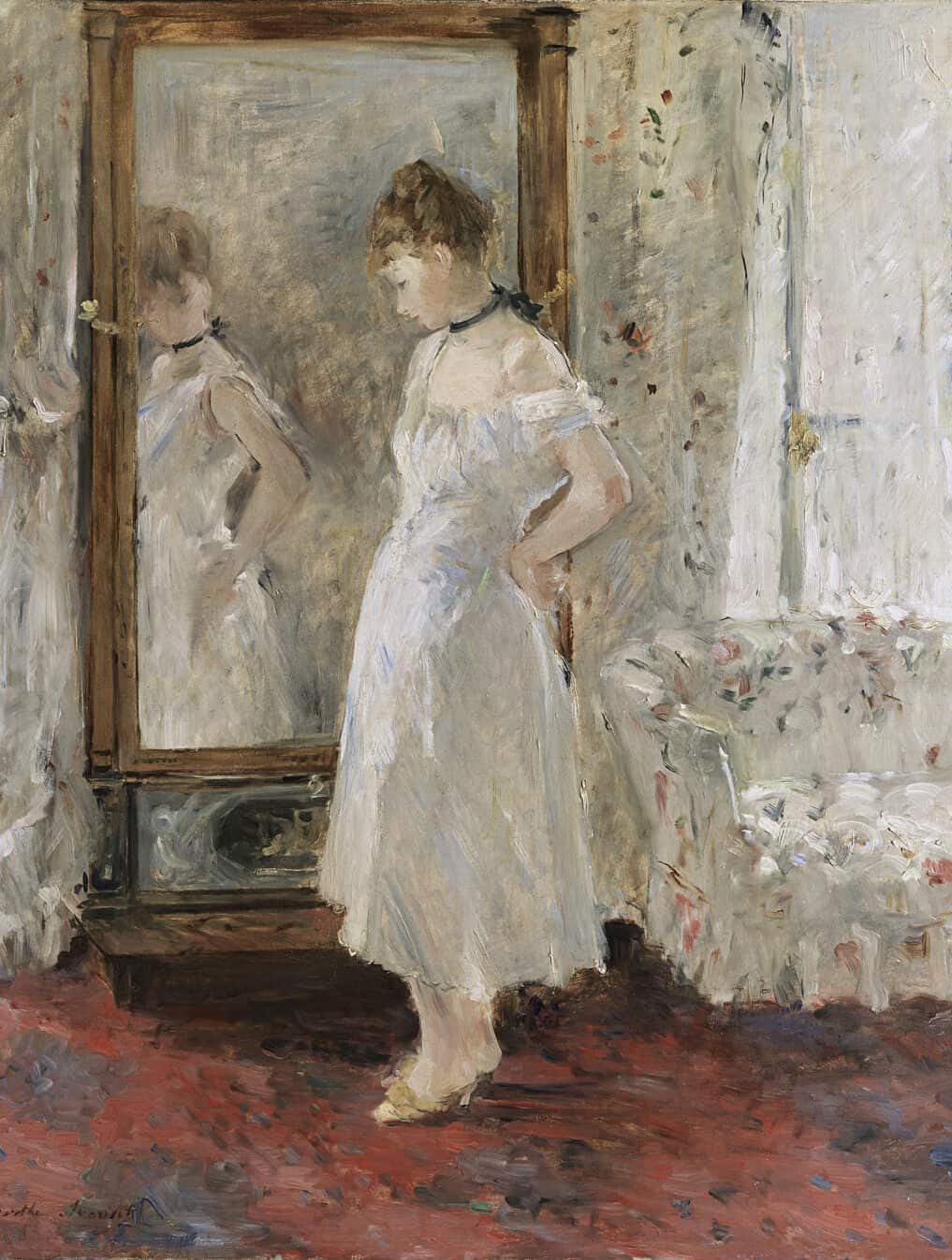 berthe morisot Psyché (miroir france)