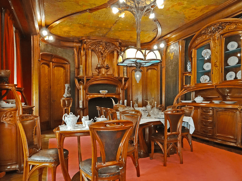 Salle à manger Art nouveau. Musée de l'Ecole de Nancy 