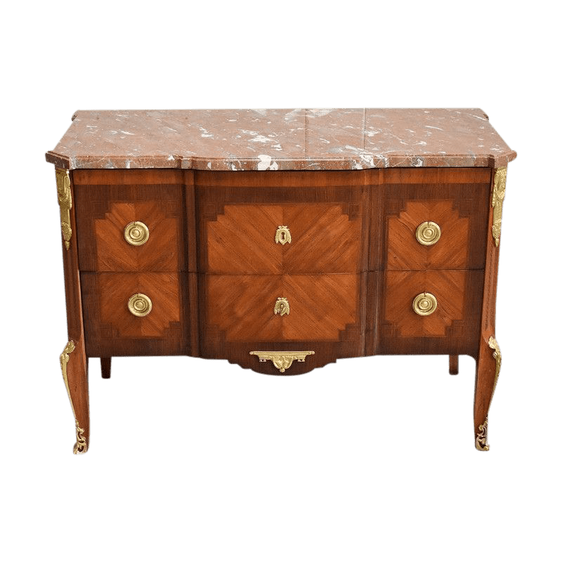 Commode sauteuse Transition/Louis XVI
