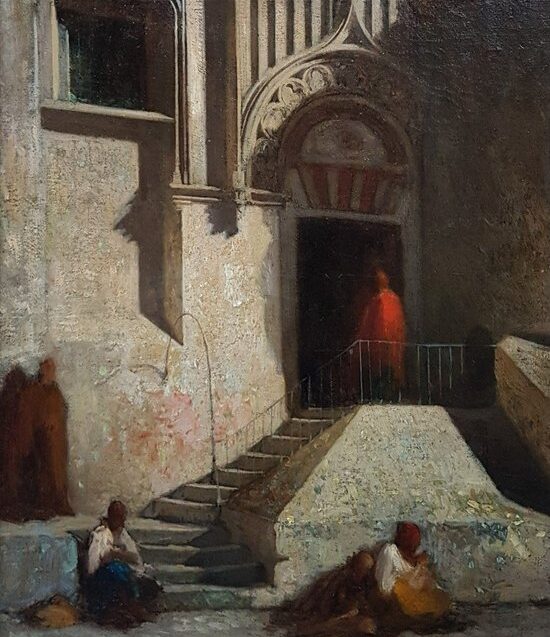 Mendiants devant la Grande Mosquée de Cordoue
