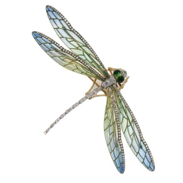 Libellule bijou Art nouveau