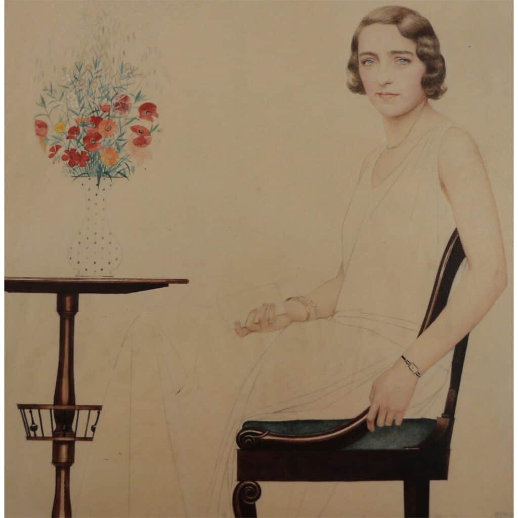 Bernard Boutet de Monvel portrait de Lise Brissaud en 1927