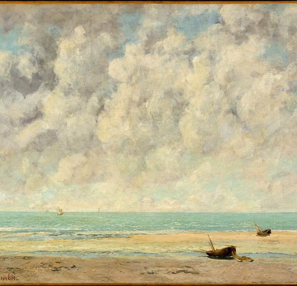 Gustave Courbet, Bord de Mer par temps calme, 1869
