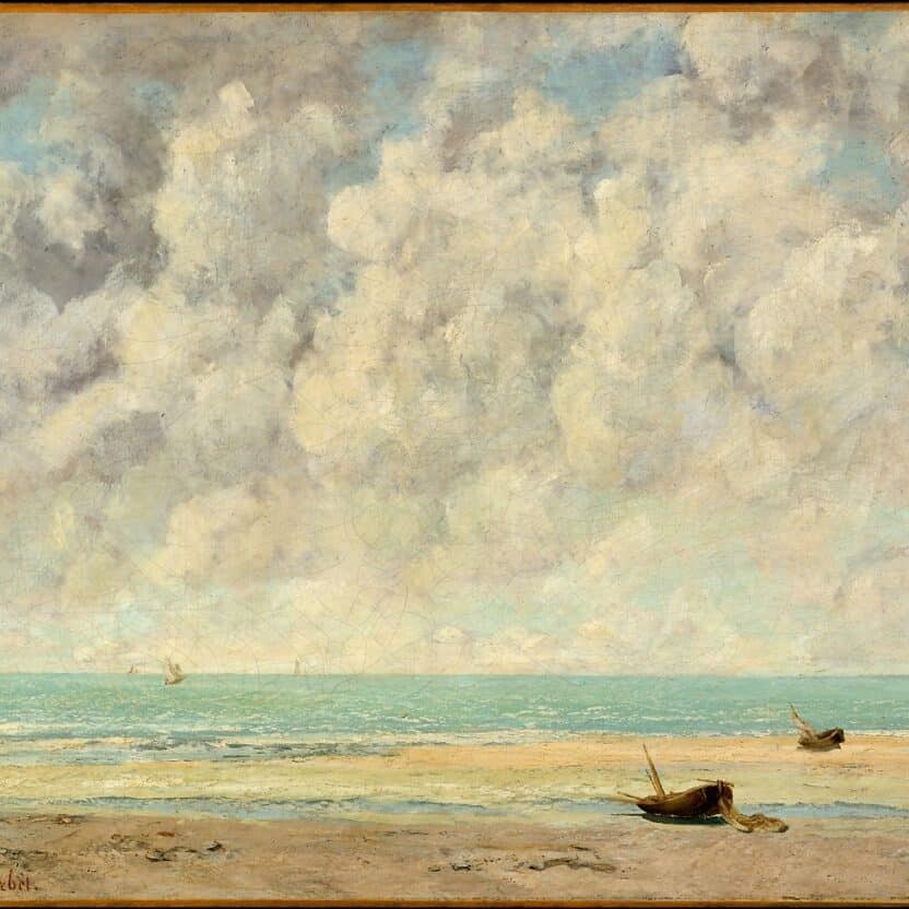Gustave Courbet, Bord de Mer par temps calme, 1869