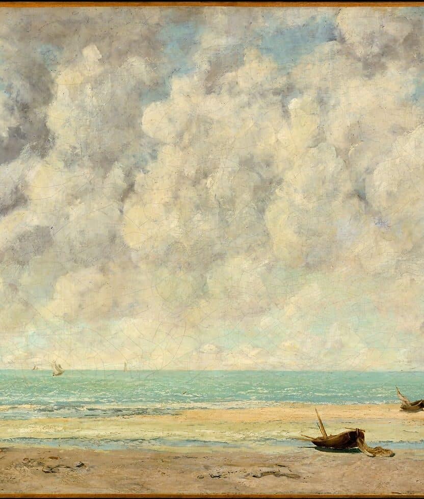 Gustave Courbet, Bord de Mer par temps calme, 1869