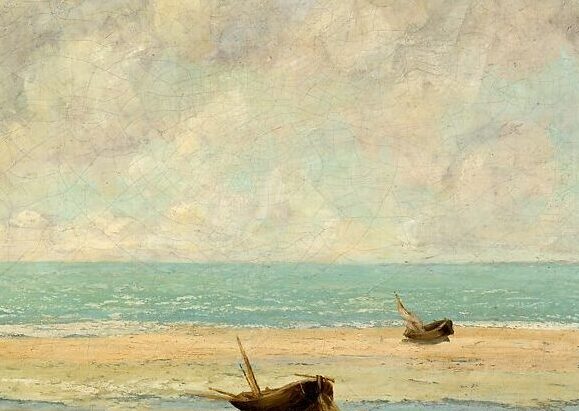 Gustave Courbet, Bord de Mer par temps calme, 1869