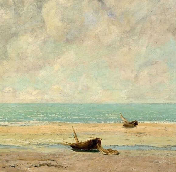 Gustave Courbet, Bord de Mer par temps calme, 1869