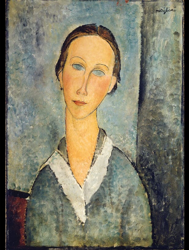 Modigliani, Jeune fille en blouse de marin, 1918