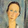 Modigliani, Jeune fille en blouse de marin, 1918