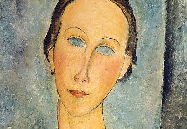 Modigliani, Jeune fille en blouse de marin, 1918