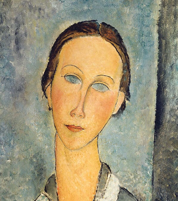 Modigliani, Jeune fille en blouse de marin, 1918
