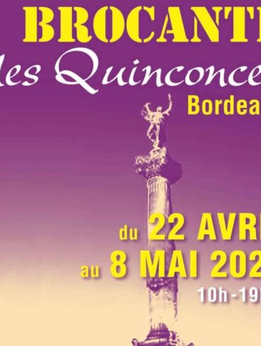 Affiche Quinconces Bordeaux
