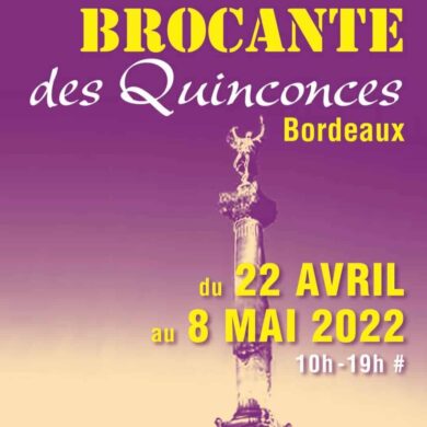 Affiche Quinconces Bordeaux