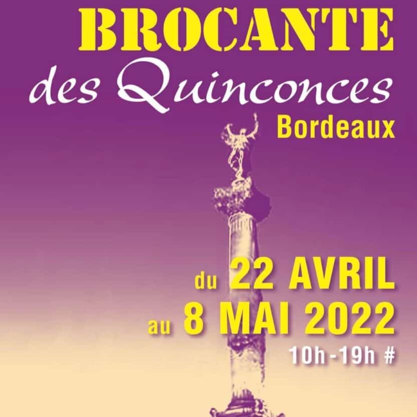 Affiche Quinconces Bordeaux