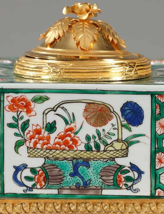 Encrier porcelaine Samson