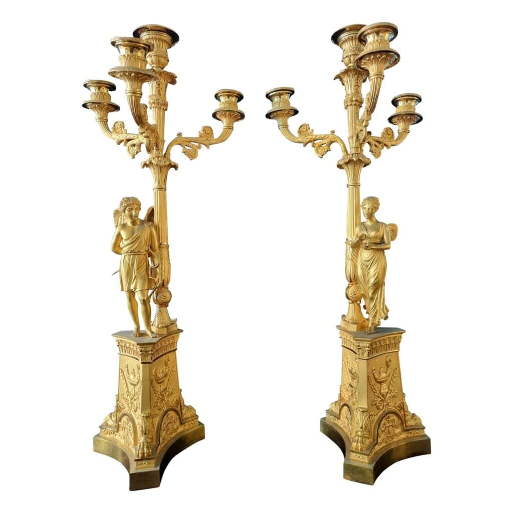 candélabres époque empire