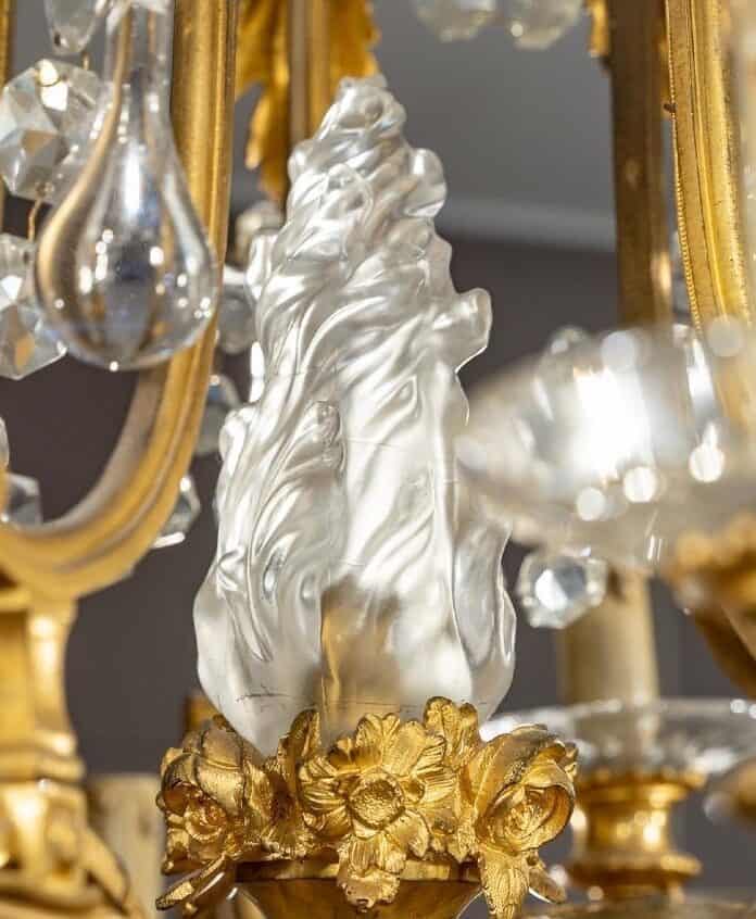 Détail Lustre Baccarat