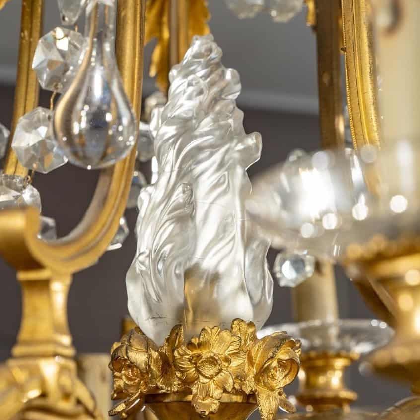 Détail Lustre Baccarat
