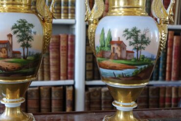 Vases porcelaine Empire
