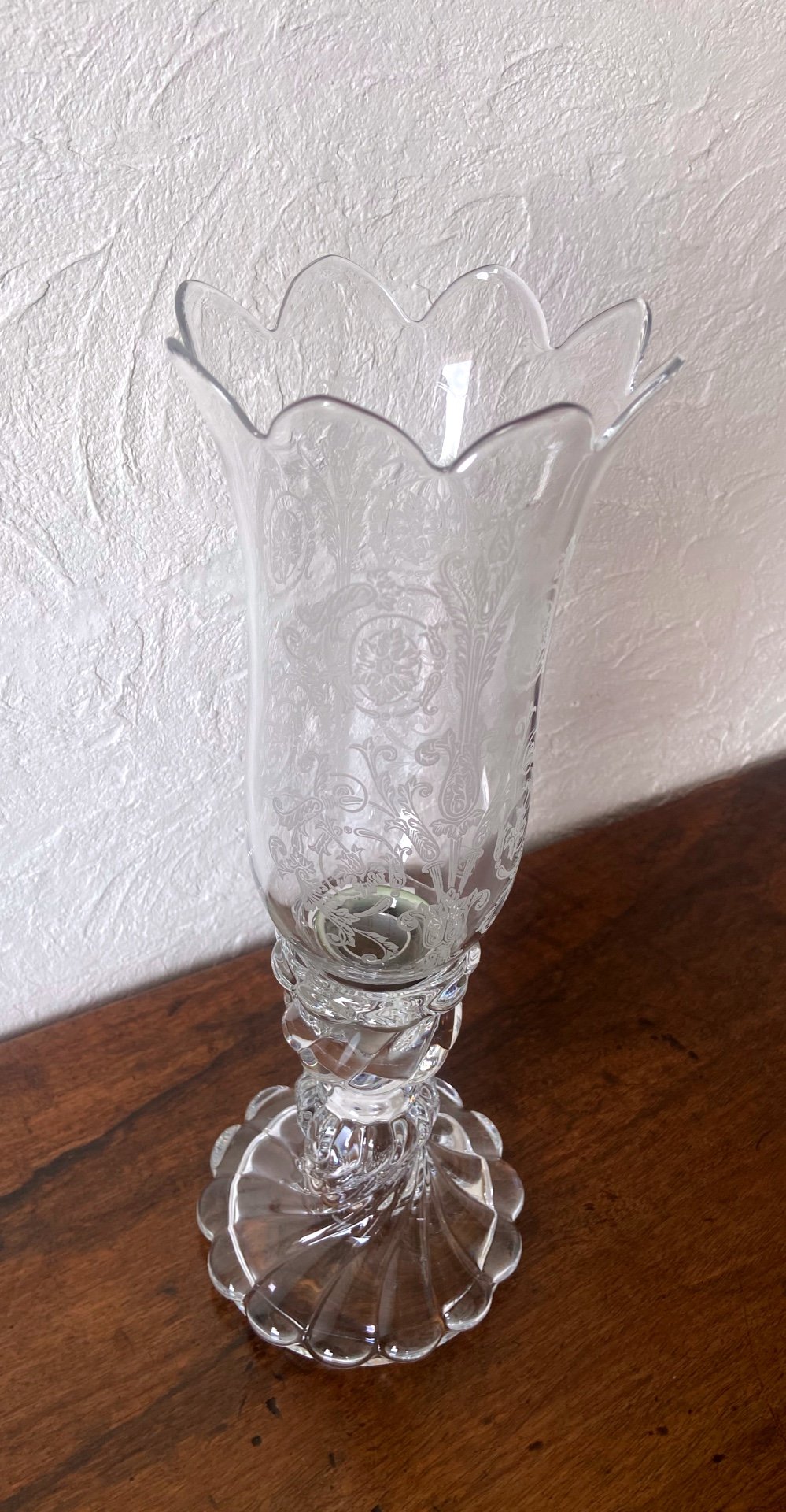 Portacandele in vetro di cristallo 3D con Gesù Portacandele decorativi trasparenti per candele Decorazione per matrimonio, cena, chiesa, preghiera, Natale