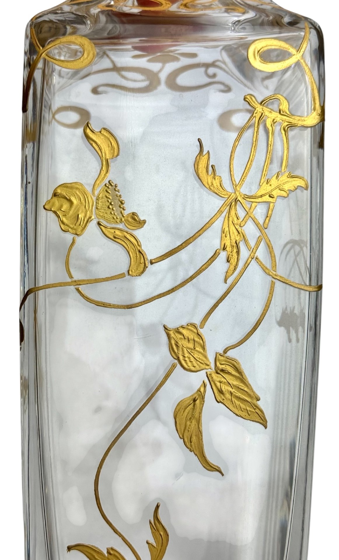 Baccarat - Coppia di vasi Art Nouveau - Pasta d | Antikeo