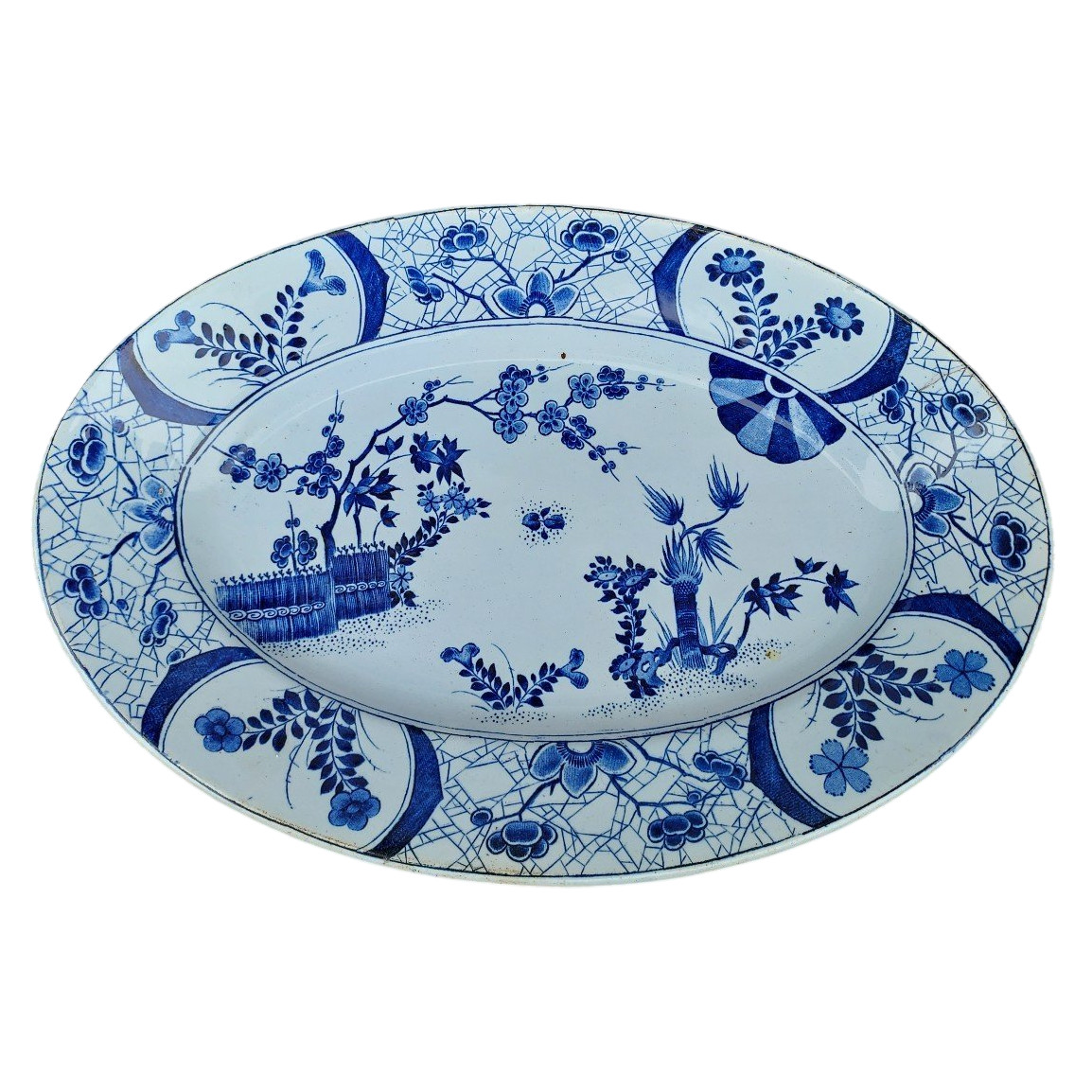 Creil et Montereau DUBARRYオーバル皿 Creil et Montereau オーバルプレート 楕円のお皿 | Brocante de La