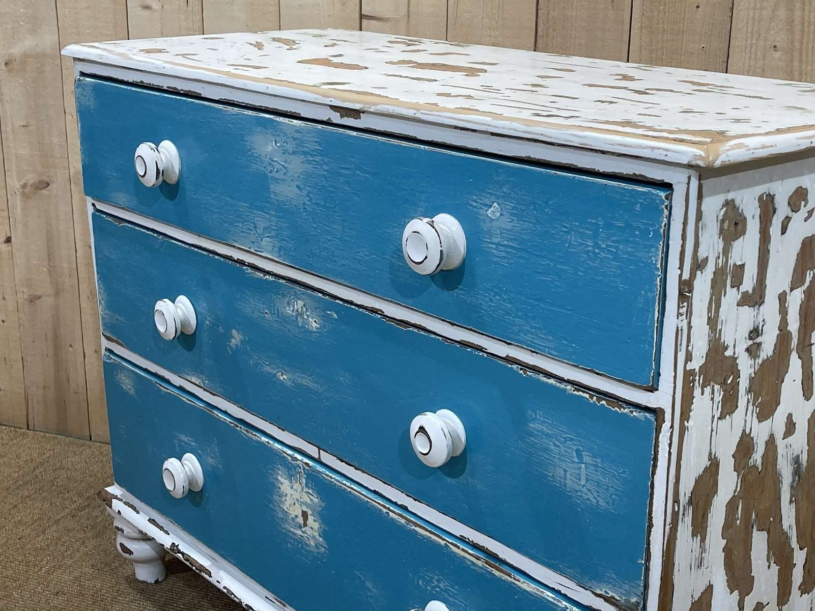 COMMODE ANCIENNE EN Style Rococo '800-'900 Sapin Marbre Essences