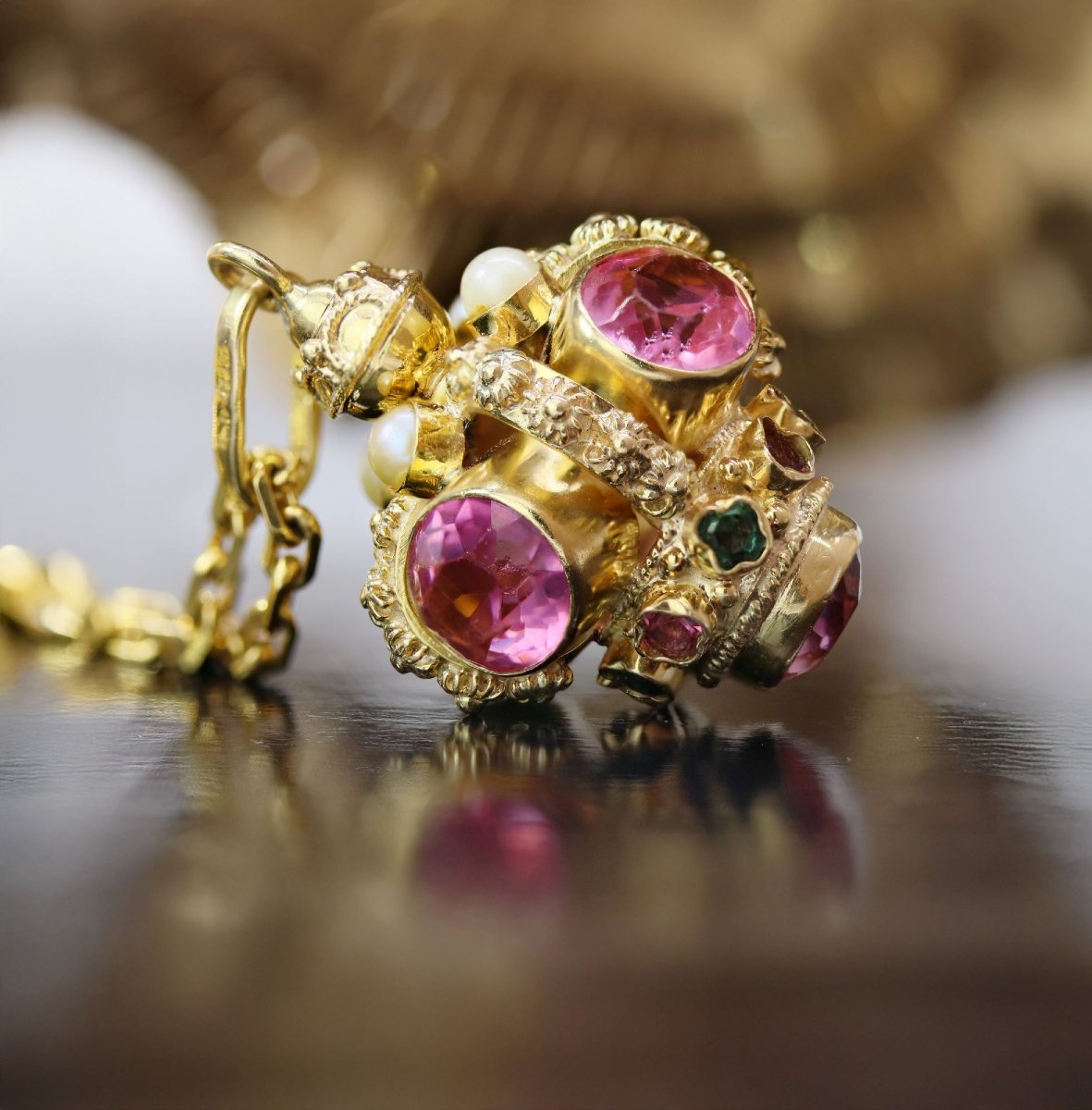 Pendentifs goutte vintage en pierre naturelle de 25*35 mm