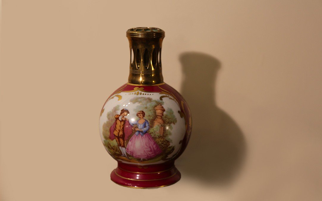 Lampe Berger Porcelaine Blanche Végétale