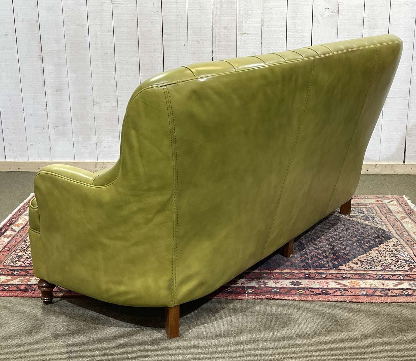 William - canapé chesterfield - 3 places - en velours - lisa design - vert WILLIAM