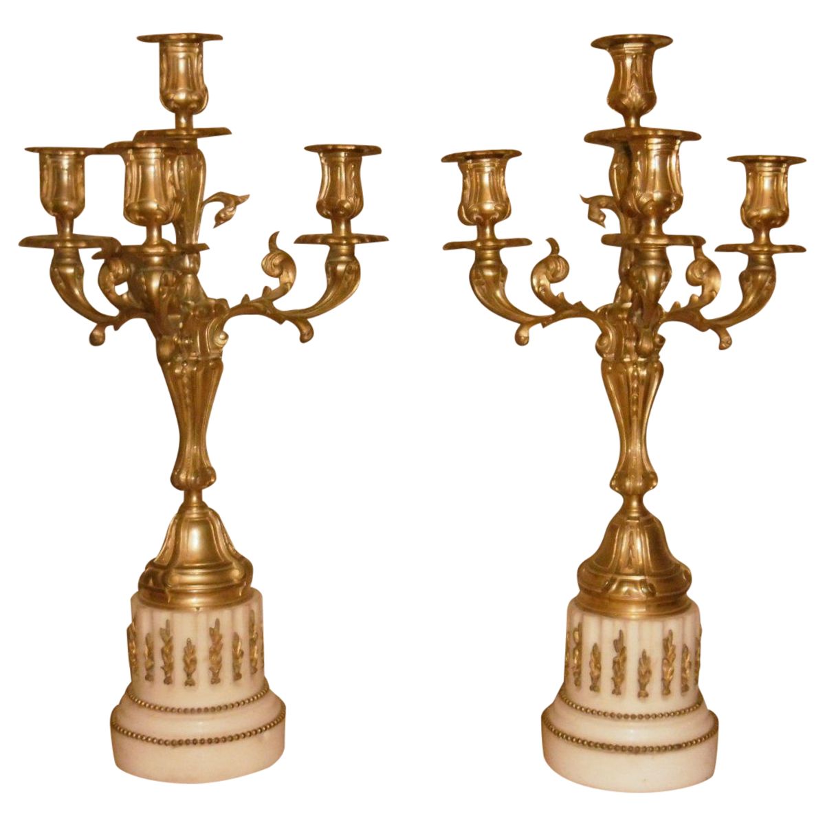 Sway Solid Brass Candlesticks - Anacua House