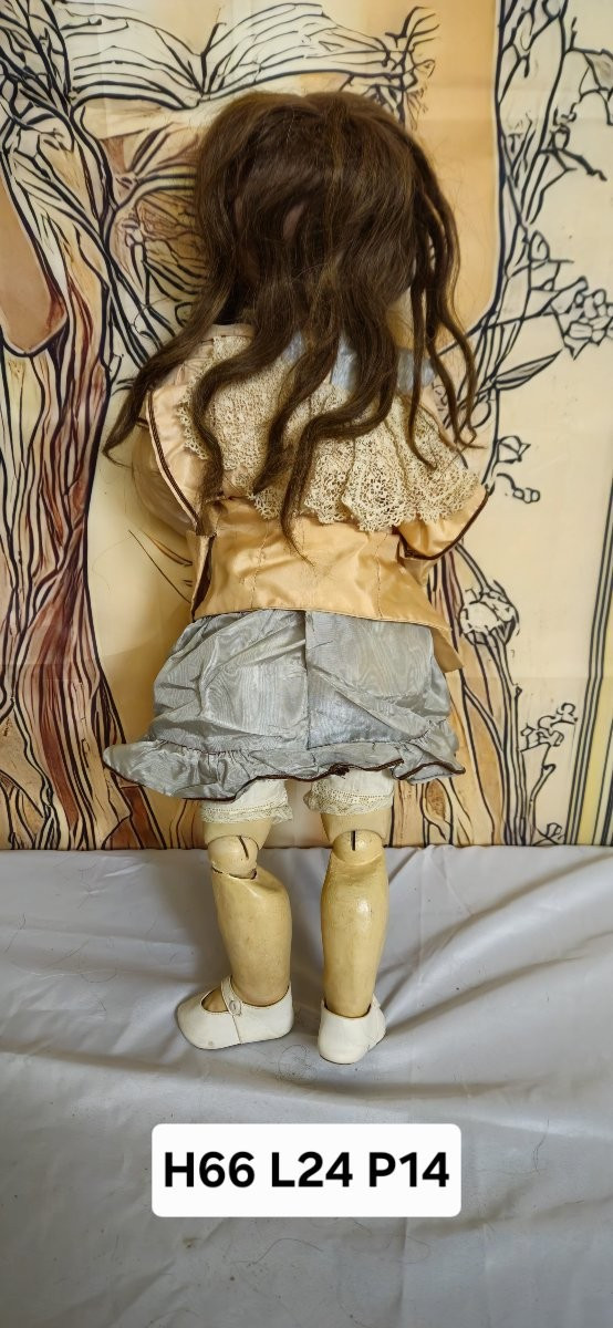 Ancienne poupée Unis France 301 Tête porcelaine 57 cm
