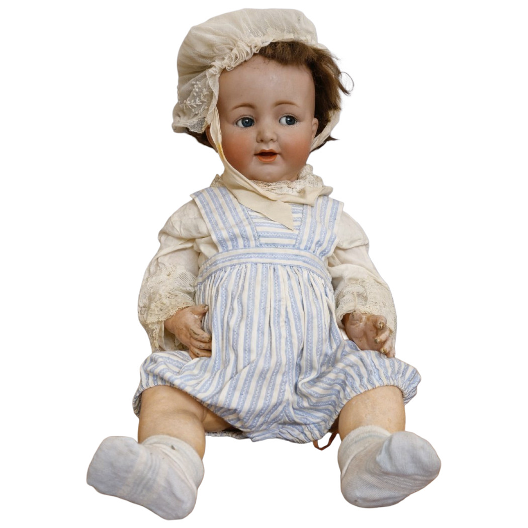 Poupée Ancienne - Tête En Porcelaine De Limoges