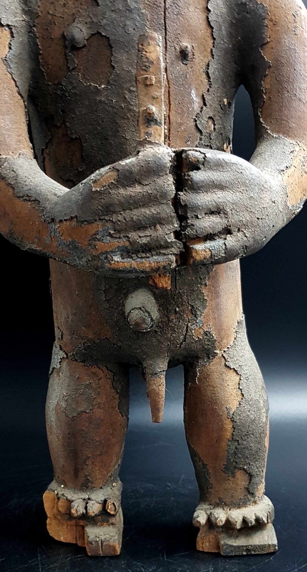 Statue fétichée, peuple Attié, Côte d'Ivoire -  | Antikeo