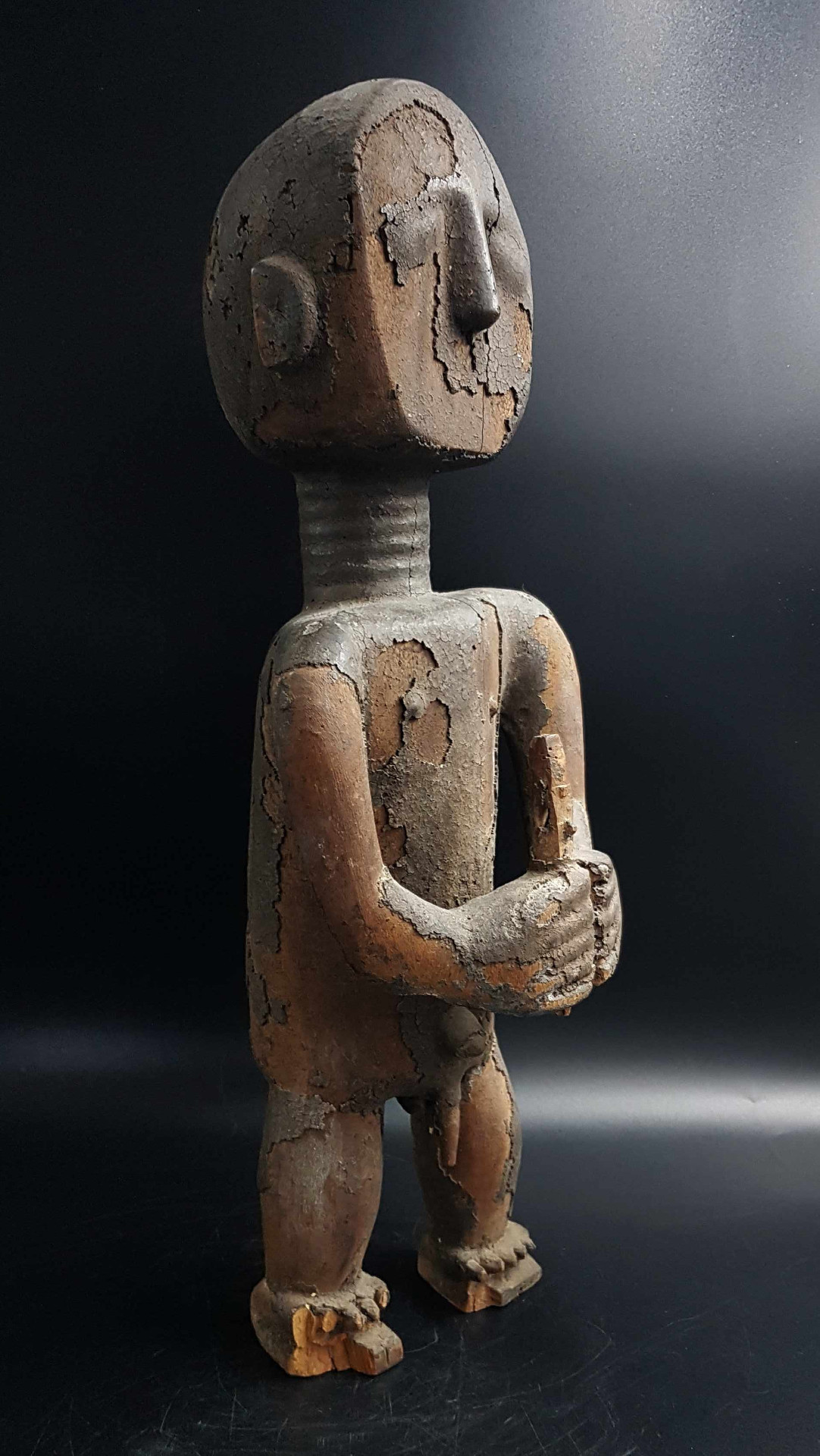 Statue fétichée, peuple Attié, Côte d'Ivoire -  | Antikeo