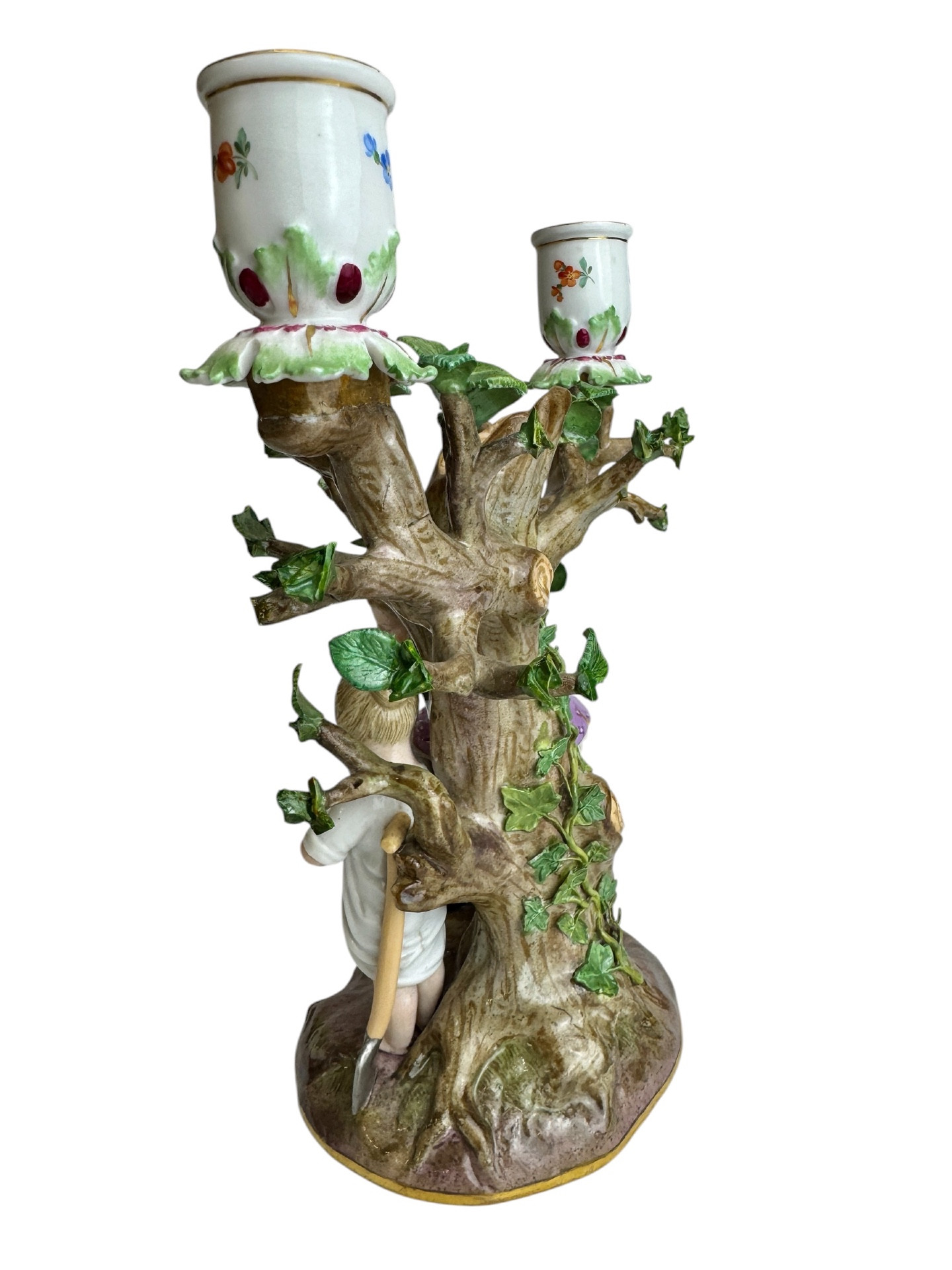 Meissen porcelain candlestick - Candle holders | Antikeo