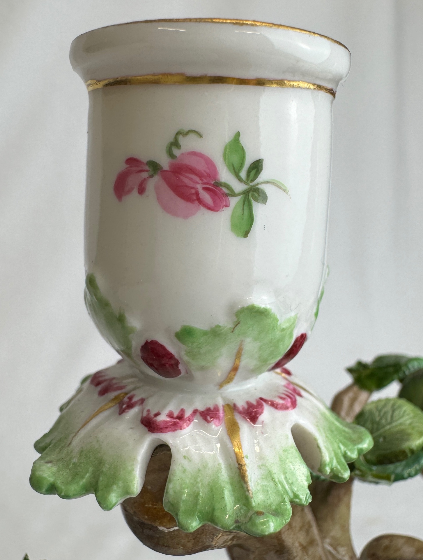 Meissen porcelain candlestick - Candle holders | Antikeo