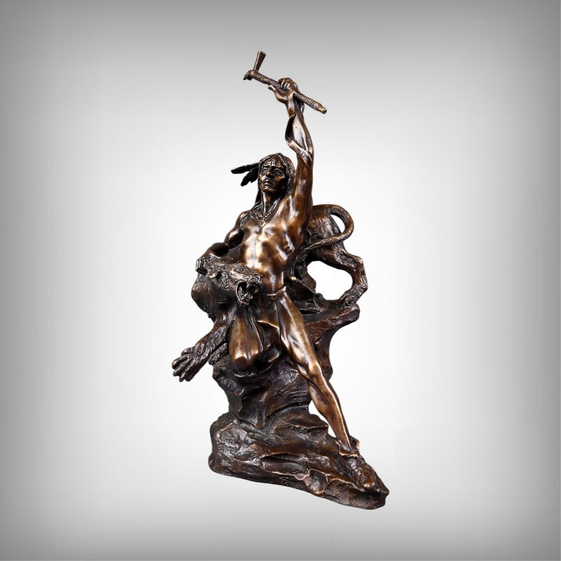Bronze “Spirit of War” after Buck McCain - 20th | Antikeo