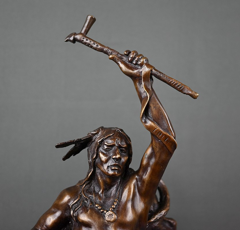 Bronze “Spirit of War” after Buck McCain - 20th | Antikeo