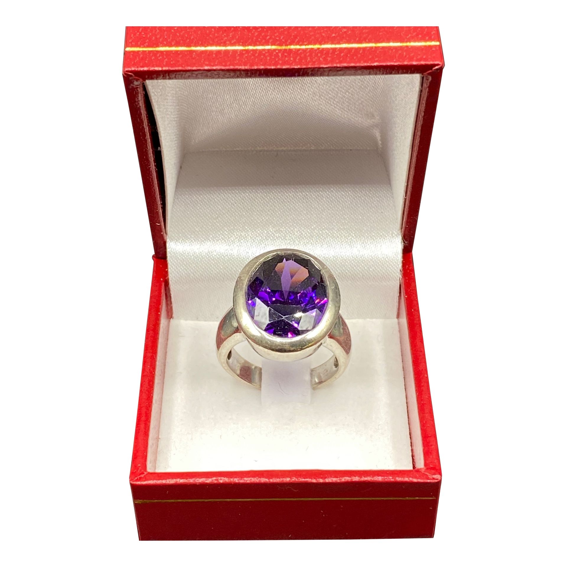 Bougeoir en verre, Amethyste, Savoir-faire asiatique