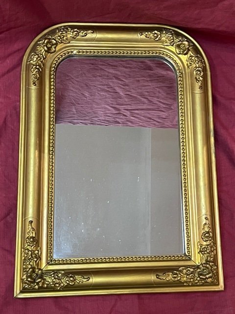 Antique Golden Louis Philippe Mirror