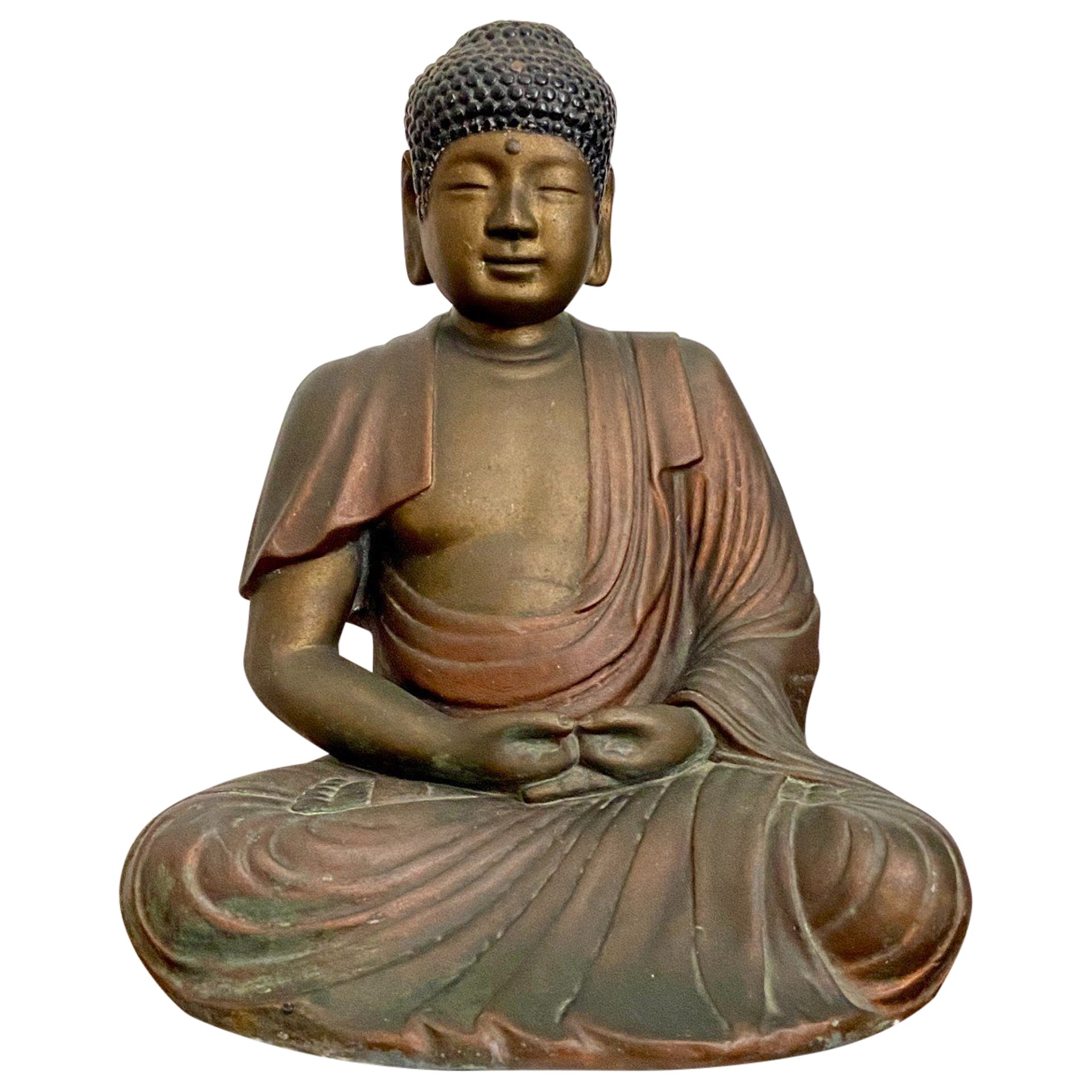 Cina, anni '30/'50, grande statua di Buddha in