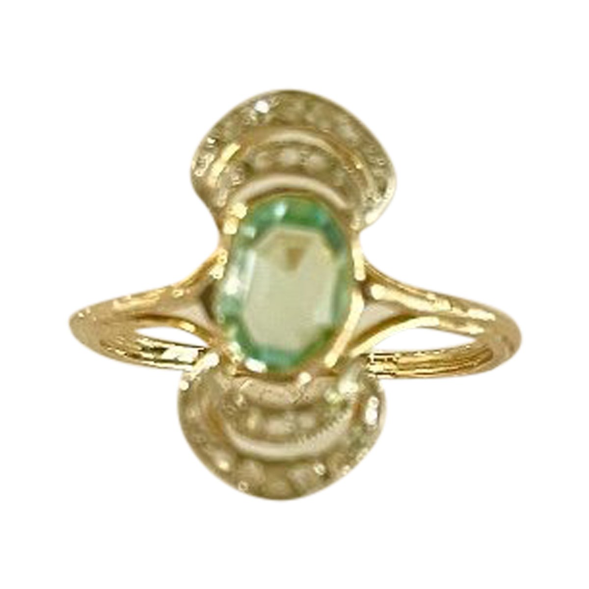 Anello online vintage acquamarina