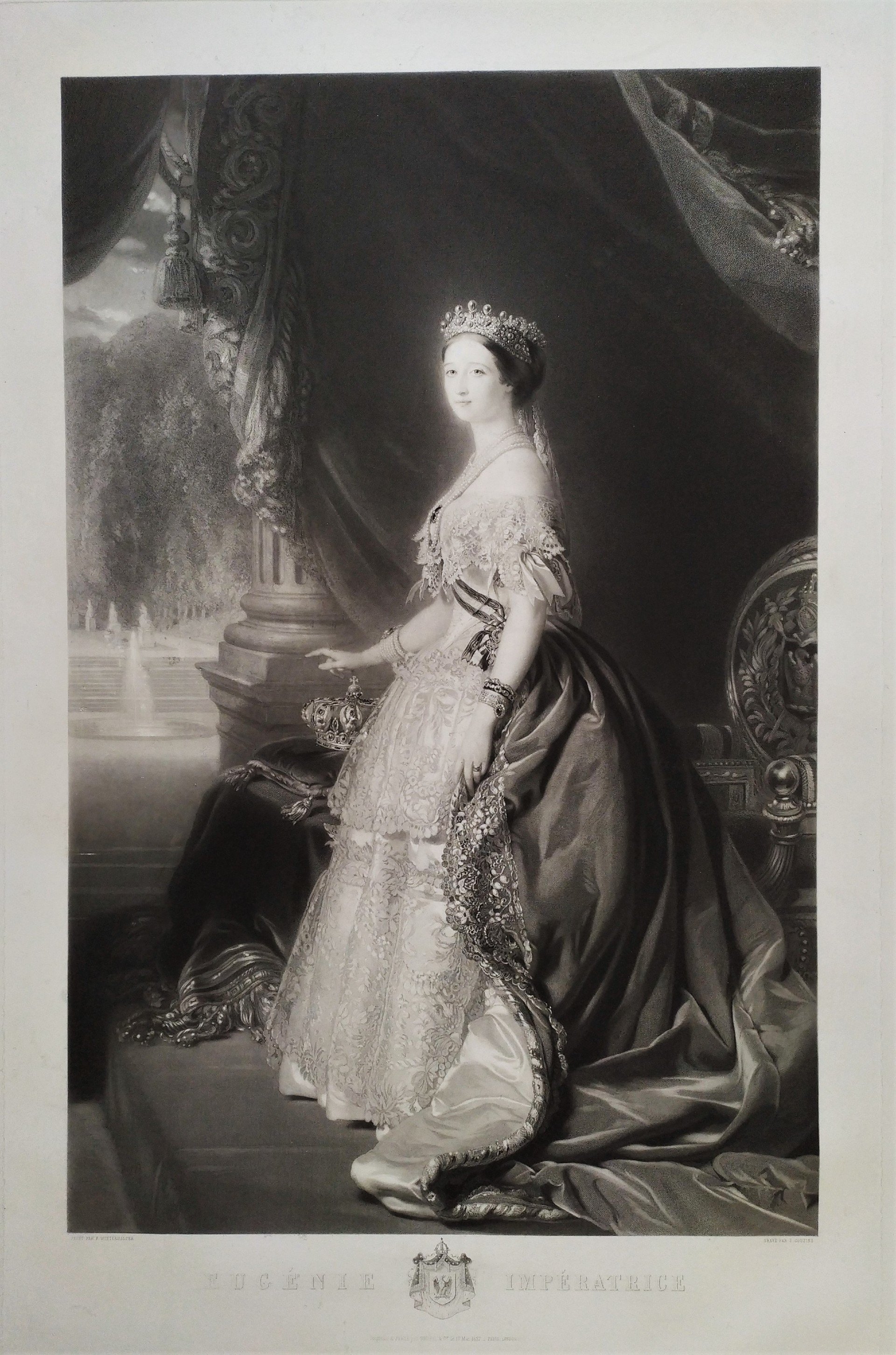 A Photograph of Empress Eugenie in Prayer (1856) 