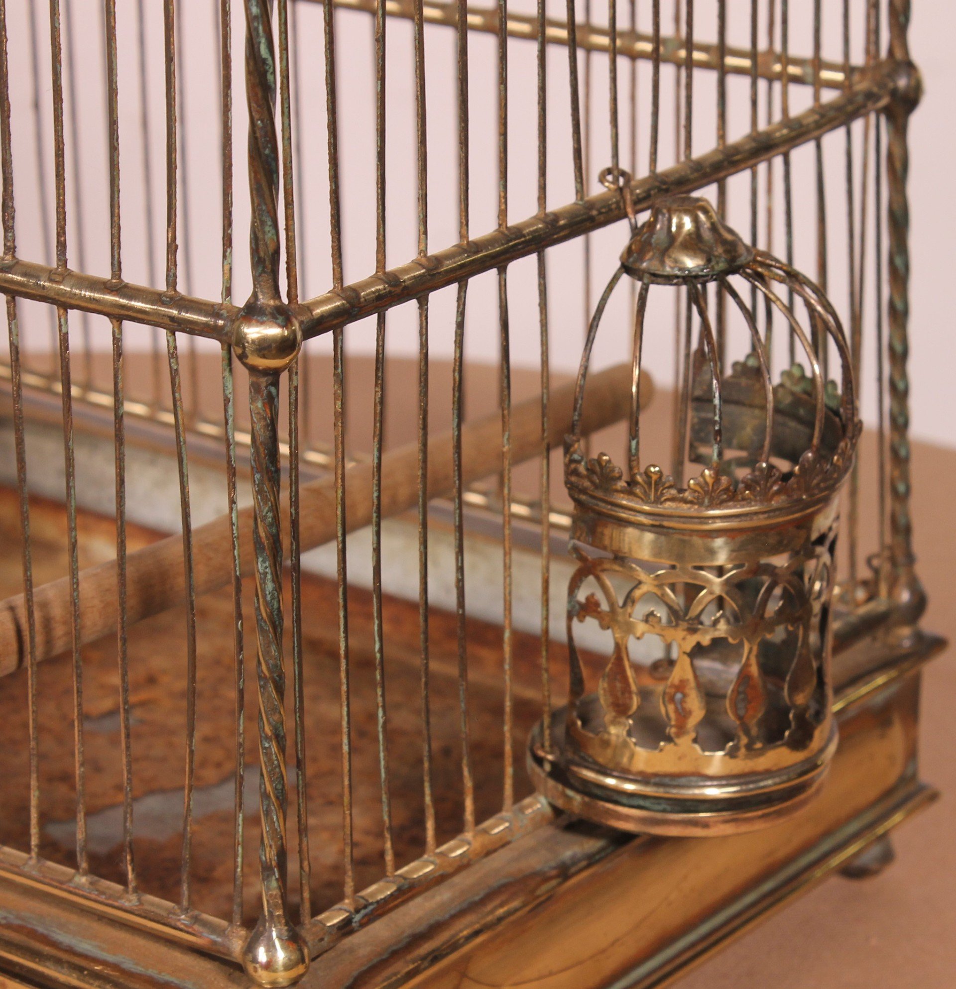 Antique Brass Bird Cage – Roses & Rue Antiques