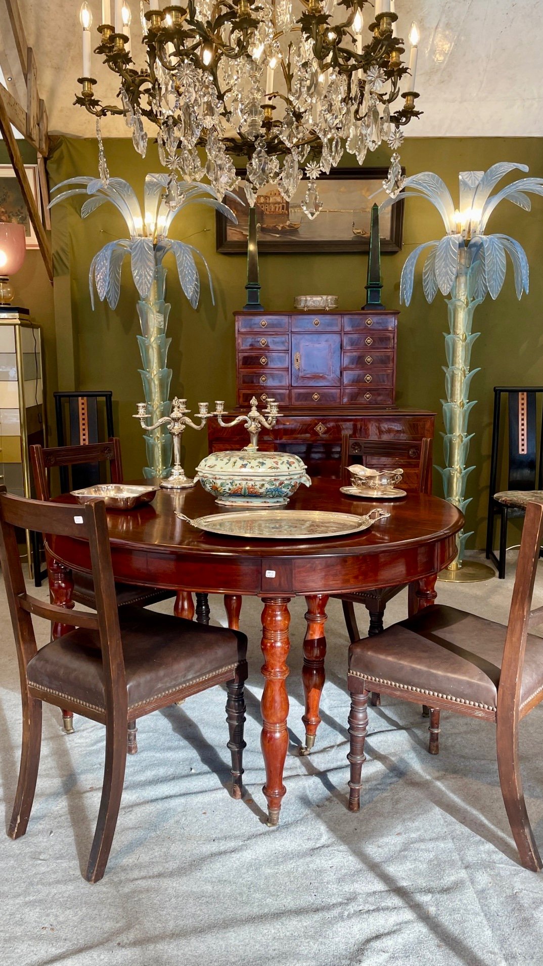 Mahogany dining clearance room set