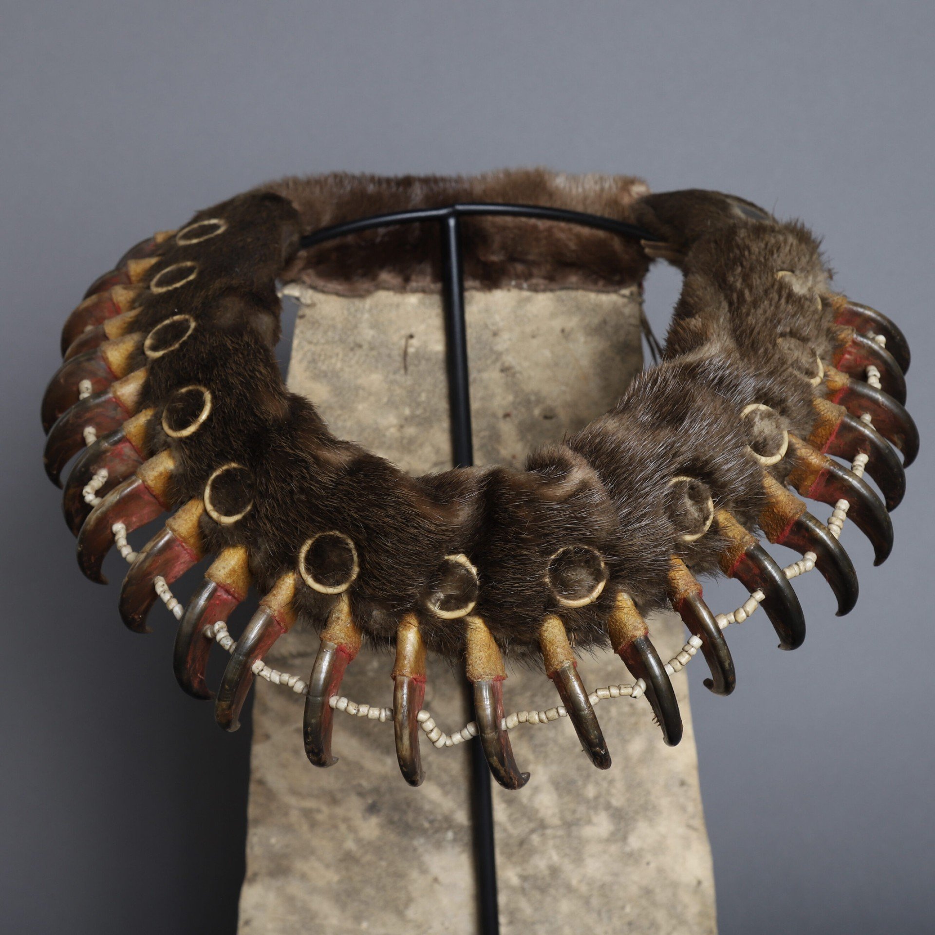 Collana Uomo Vichinga Con Artiglio Di Orso - Ciondolo Amuleto Runico In Acciaio Inossidabile, Zampa Animale, Catena 60cm, Gioiello Simbolo Di Forza