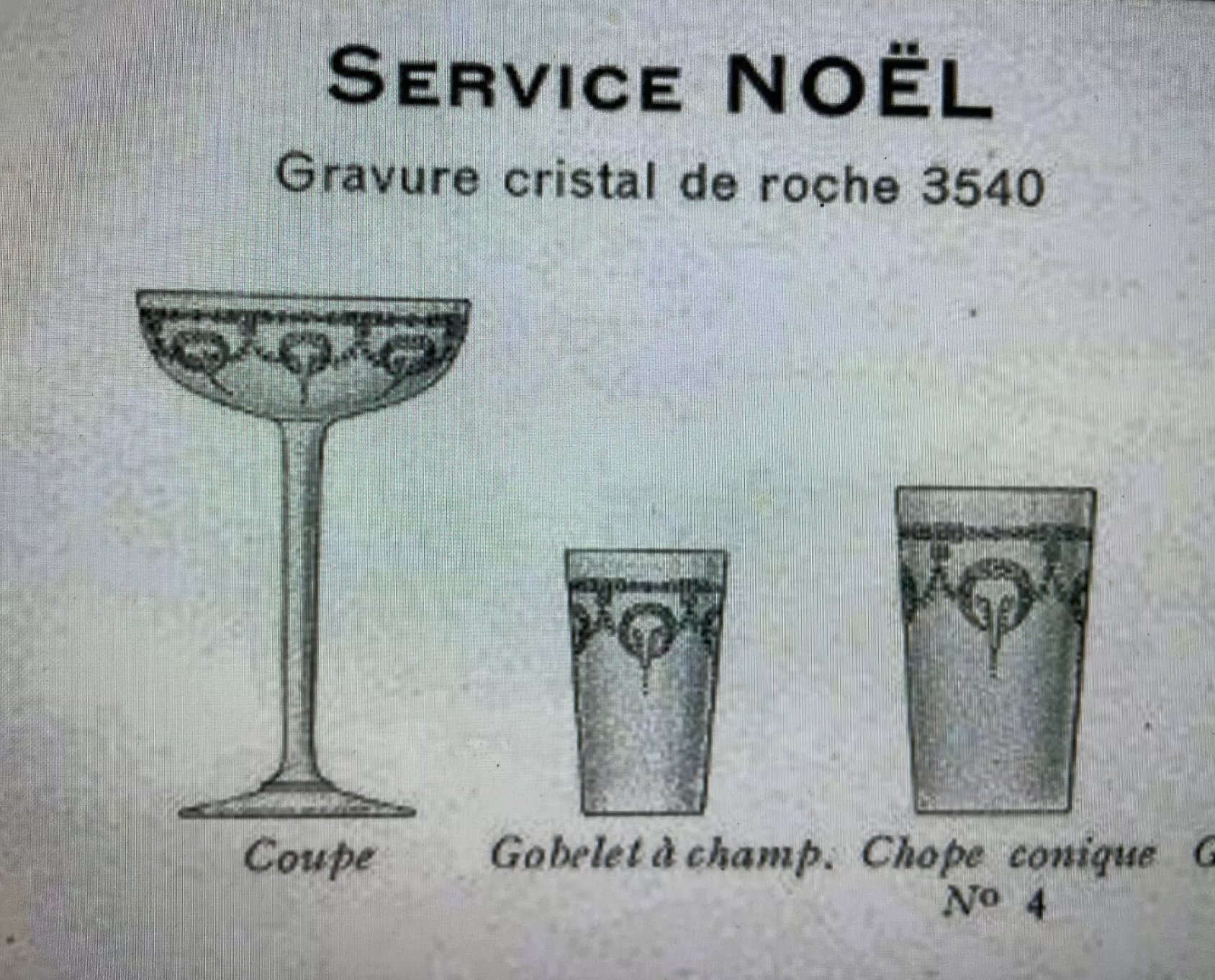 Lot De 6 Coupes à Champagne En Cristal Saint-Louis Signé - Magnifique !