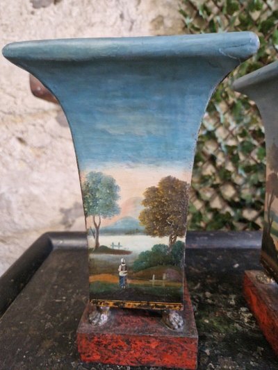 Paire De Vases Cache-pots Français XIXe Siècle