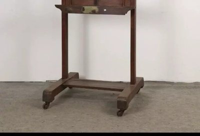 Cavalletto antico per pittura francese con supporto di Bonhomme Paris